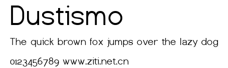 Dustismo.ttf字體轉換器圖片