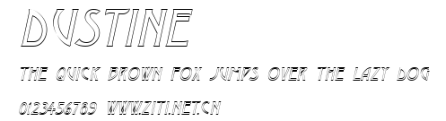 Dustine.ttf字體轉換器圖片
