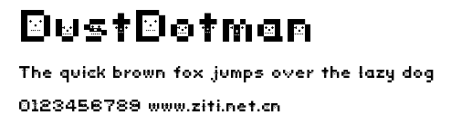DustDotman.ttf字體轉換器圖片