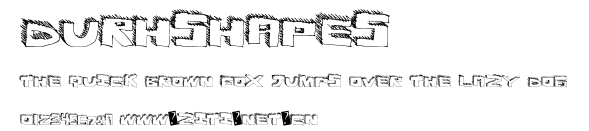 DurhShapes.ttf字體轉換器圖片