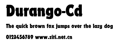 Durango-Cd.ttf字體轉換器圖片