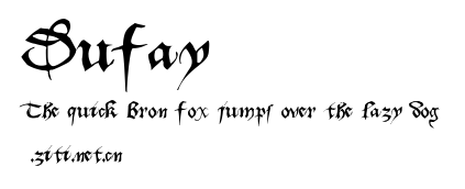 Dufay.ttf字體轉換器圖片