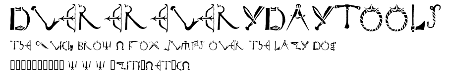 DuererEverydayTools.ttf字體轉換器圖片