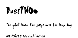 DuerTWOo.ttf字體轉換器圖片