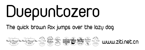 Duepuntozero.ttf字體轉換器圖片
