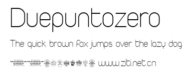 Duepuntozero.ttf字體轉換器圖片