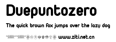 Duepuntozero.ttf字體轉換器圖片