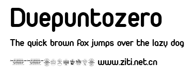 Duepuntozero.ttf字體轉換器圖片