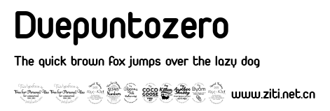 Duepuntozero.ttf字體轉換器圖片
