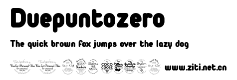 Duepuntozero.ttf字體轉換器圖片