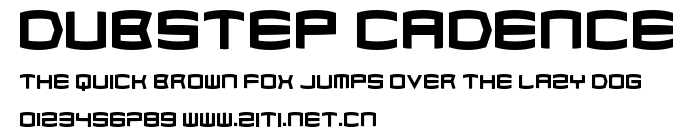 Dubstep Cadence.otf字體轉換器圖片