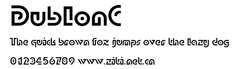 DublonC.otf字體轉換器圖片