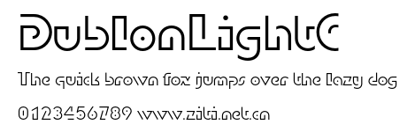 DublonLightC.otf字體轉換器圖片
