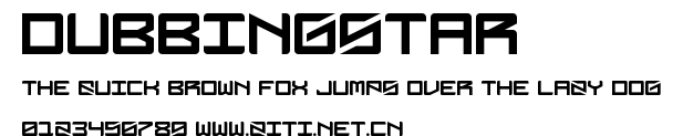 DubbingStar.ttf字體轉換器圖片