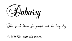 Dubarry.otf字體轉換器圖片