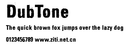 DubTone.ttf字體轉換器圖片