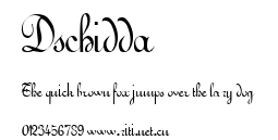 Dschidda.ttf字體轉換器圖片