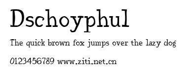 Dschoyphul.ttf字體轉換器圖片