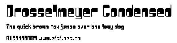 Drosselmeyer Condensed.ttf字體轉換器圖片
