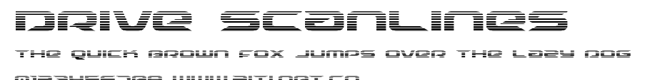 Drive Scanlines.ttf字體轉換器圖片