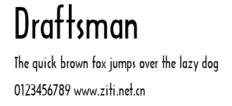 Draftsman.ttf字體轉換器圖片