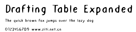 Drafting Table Expanded.ttf字體轉換器圖片