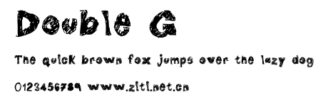 Double G.ttf字體轉換器圖片