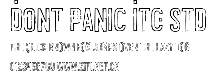 Dont Panic ITC Std.otf字體轉換器圖片