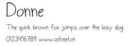 Donne.ttf字體轉換器圖片