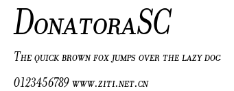 DonatoraSC.otf字體轉換器圖片
