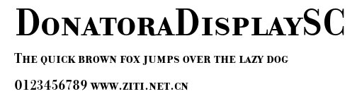 DonatoraDisplaySC.otf字體轉換器圖片