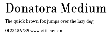 Donatora Medium.ttf字體轉換器圖片