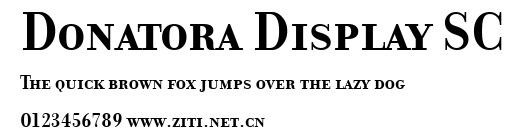 Donatora Display SC.ttf字體轉換器圖片