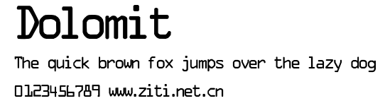 Dolomit.otf字體轉換器圖片