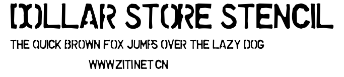 Dollar Store Stencil.ttf