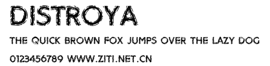 DistroyA.ttf字體轉換器圖片