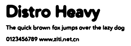 Distro Heavy.ttf字體轉換器圖片