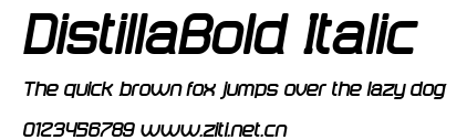 DistillaBold Italic.ttf字體轉換器圖片