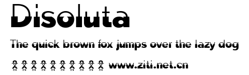 Disoluta.ttf字體轉換器圖片