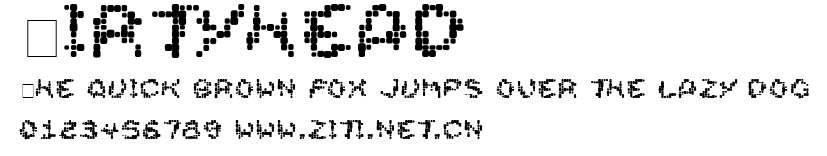 DirtyHead.ttf字體轉換器圖片