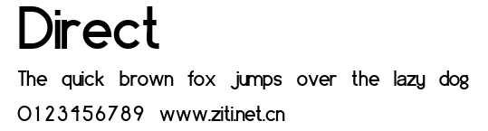 Direct.ttf字體轉換器圖片