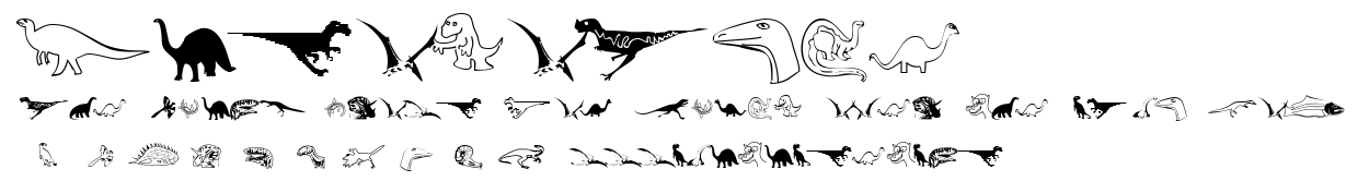 DinosoType.ttf字體轉換器圖片
