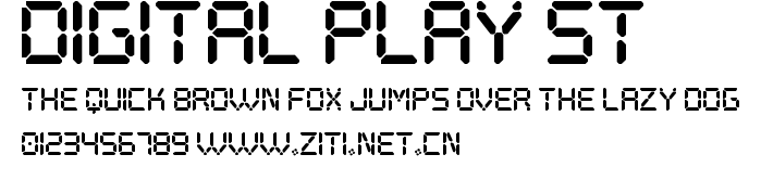 Digital Play St.ttf字體轉換器圖片