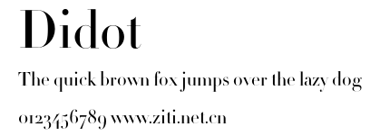 Didot.otf字體轉換器圖片