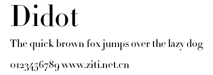 Didot.otf字體轉換器圖片
