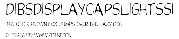 DibsDisplayCapsLightSSi.ttf