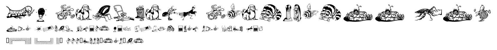 Df Backyard BeastiesTT ITC.ttf字體轉換器圖片