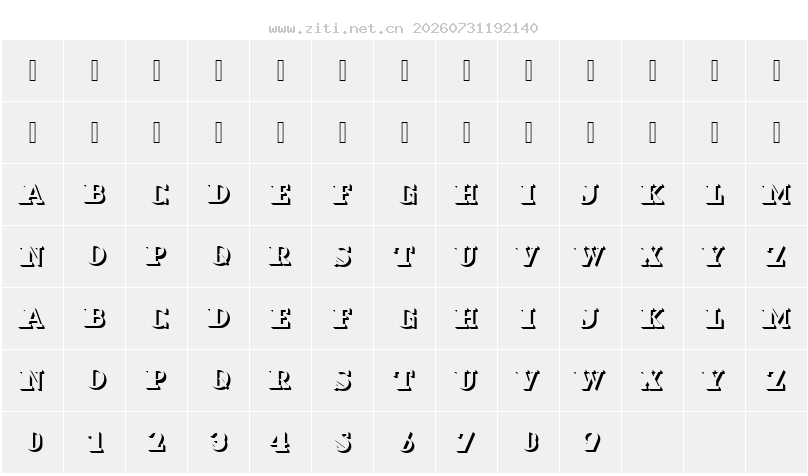 字符映射圖