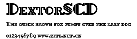 DextorSCD.ttf字體轉換器圖片