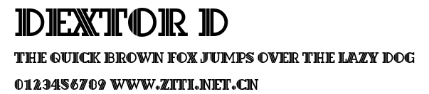 Dextor D.otf字體轉換器圖片